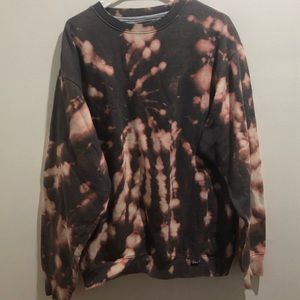 🎉2 for $10 pink and grey tie die crew neck